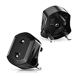 Shaver Adapter Plug UK with 13A Fuse 2 Packs, HITRENDS 2 Pin to 3 Pin Adapter Pl...